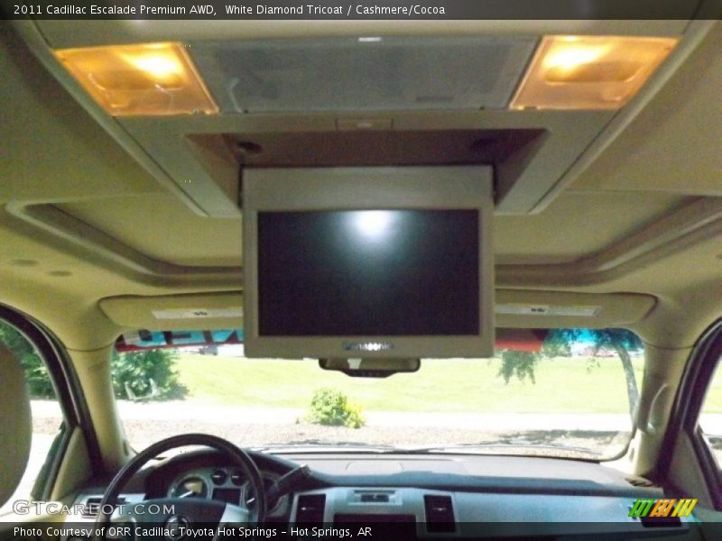 White Diamond Tricoat / Cashmere/Cocoa 2011 Cadillac Escalade Premium AWD