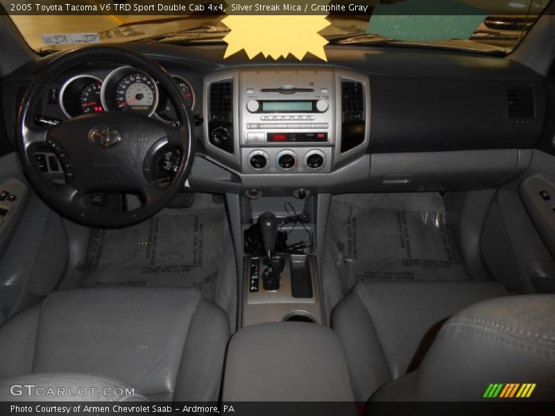 Silver Streak Mica / Graphite Gray 2005 Toyota Tacoma V6 TRD Sport Double Cab 4x4