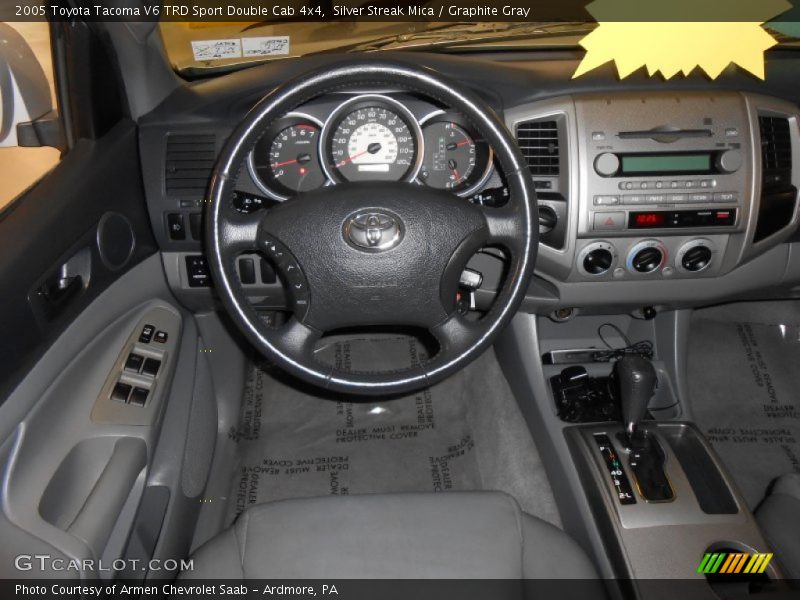 Silver Streak Mica / Graphite Gray 2005 Toyota Tacoma V6 TRD Sport Double Cab 4x4