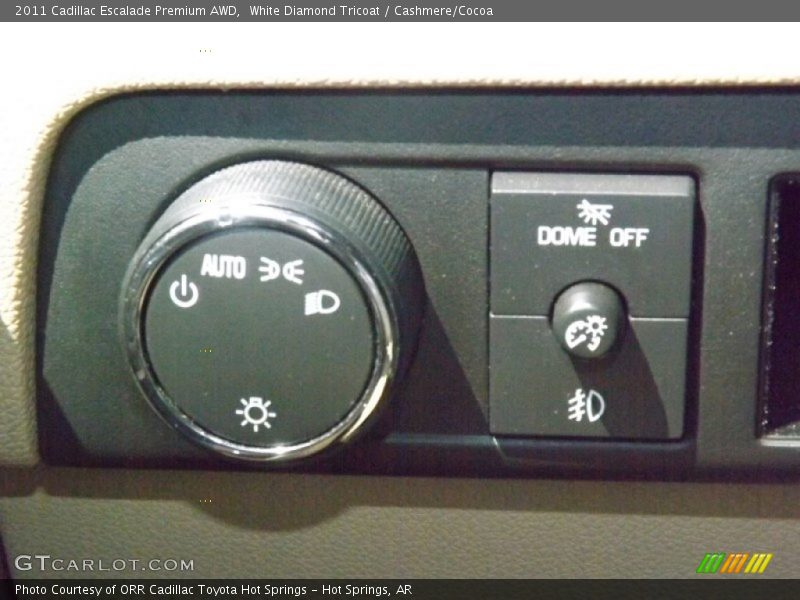 White Diamond Tricoat / Cashmere/Cocoa 2011 Cadillac Escalade Premium AWD
