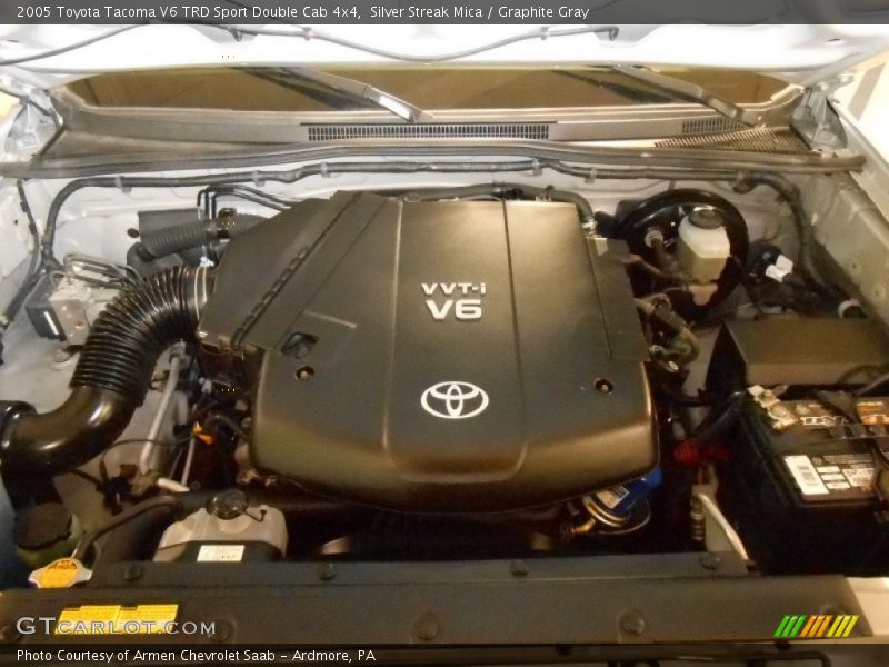 Silver Streak Mica / Graphite Gray 2005 Toyota Tacoma V6 TRD Sport Double Cab 4x4
