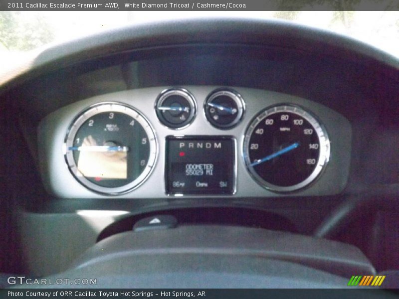 White Diamond Tricoat / Cashmere/Cocoa 2011 Cadillac Escalade Premium AWD