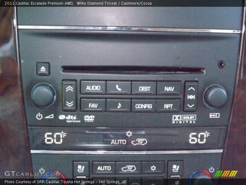White Diamond Tricoat / Cashmere/Cocoa 2011 Cadillac Escalade Premium AWD