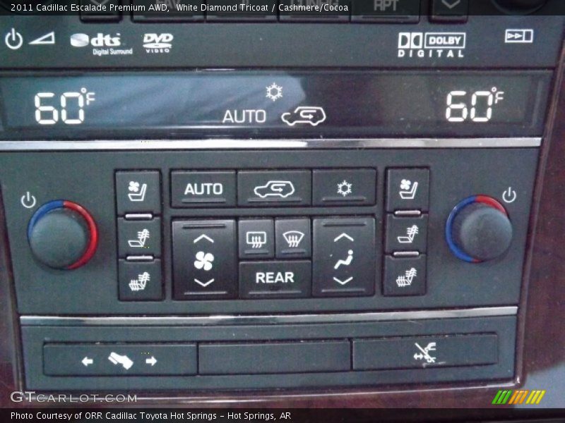 White Diamond Tricoat / Cashmere/Cocoa 2011 Cadillac Escalade Premium AWD