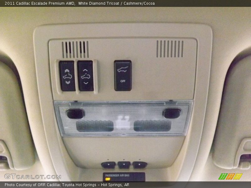 White Diamond Tricoat / Cashmere/Cocoa 2011 Cadillac Escalade Premium AWD