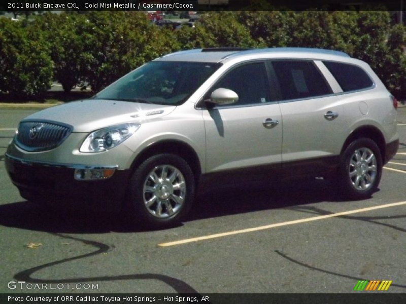 Gold Mist Metallic / Cashmere/Cocoa 2011 Buick Enclave CXL