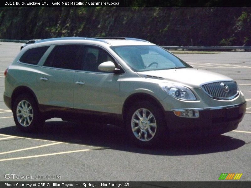 Gold Mist Metallic / Cashmere/Cocoa 2011 Buick Enclave CXL