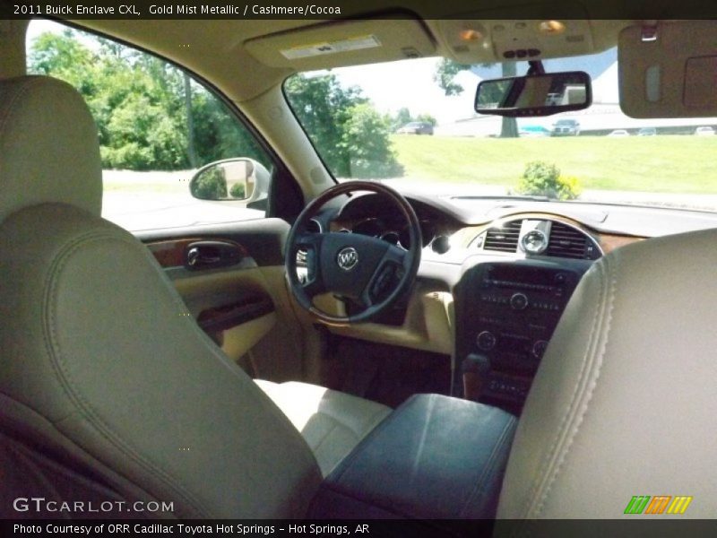 Gold Mist Metallic / Cashmere/Cocoa 2011 Buick Enclave CXL