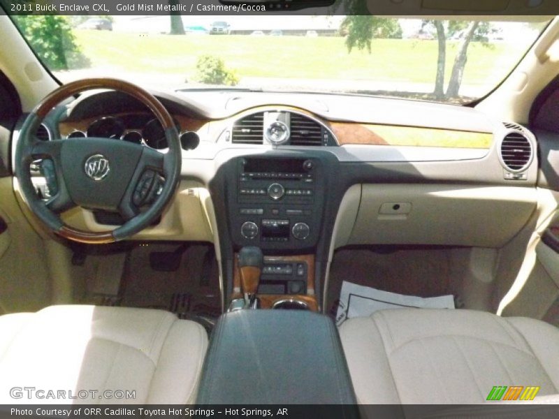 Gold Mist Metallic / Cashmere/Cocoa 2011 Buick Enclave CXL
