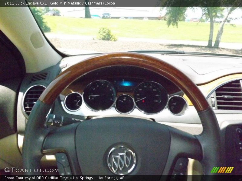 Gold Mist Metallic / Cashmere/Cocoa 2011 Buick Enclave CXL