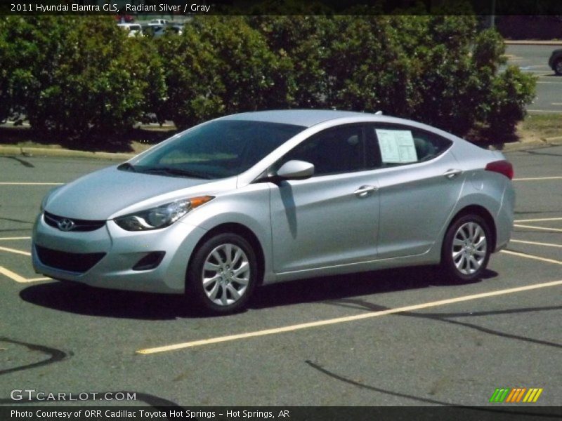 Radiant Silver / Gray 2011 Hyundai Elantra GLS