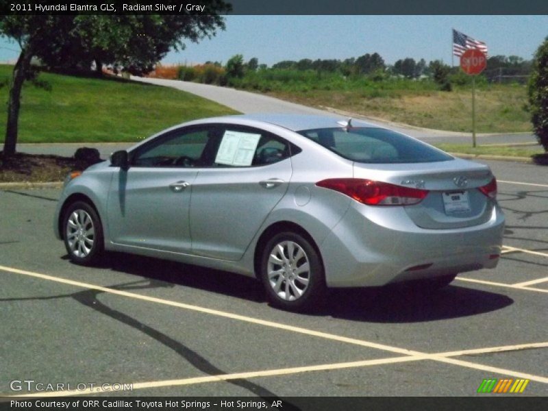 Radiant Silver / Gray 2011 Hyundai Elantra GLS