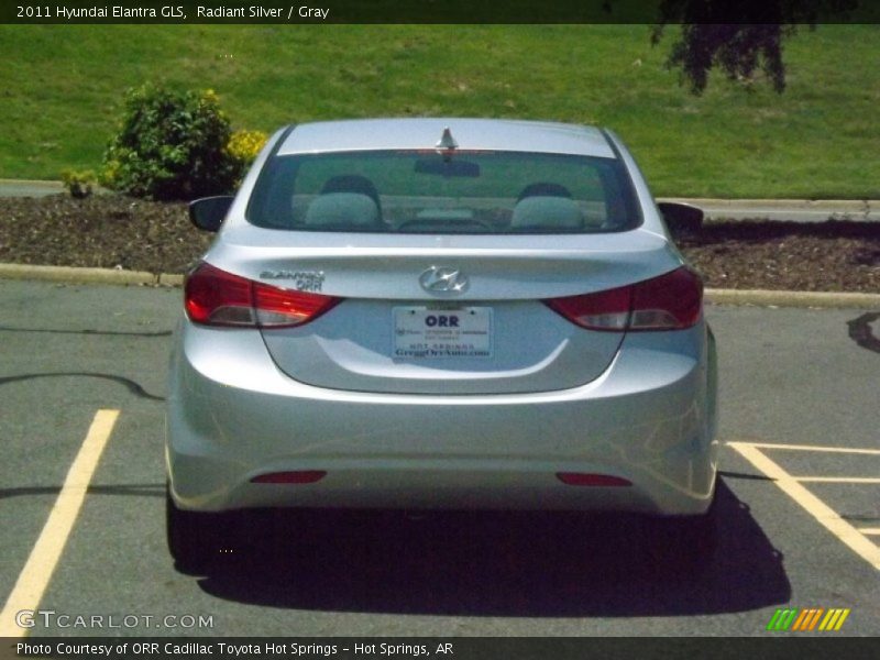 Radiant Silver / Gray 2011 Hyundai Elantra GLS