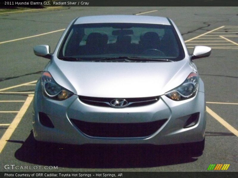 Radiant Silver / Gray 2011 Hyundai Elantra GLS