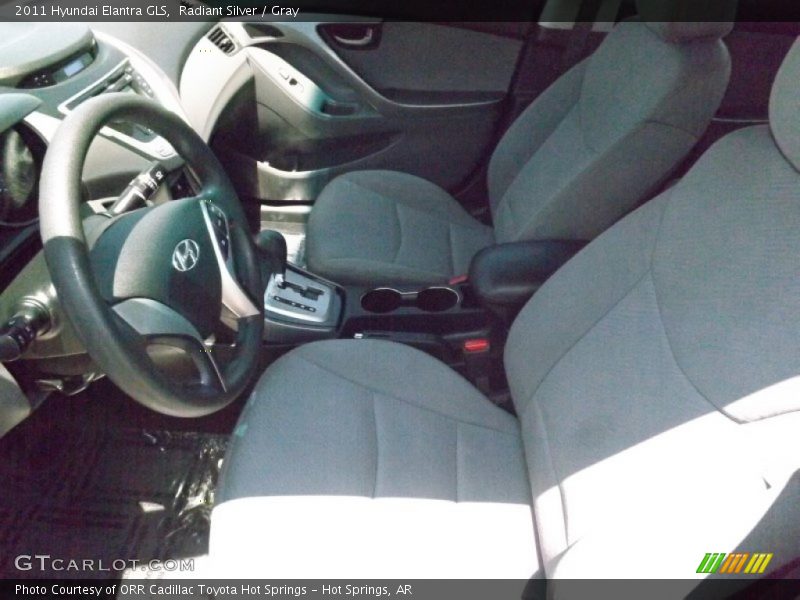 Radiant Silver / Gray 2011 Hyundai Elantra GLS