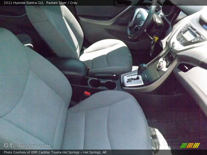 Radiant Silver / Gray 2011 Hyundai Elantra GLS