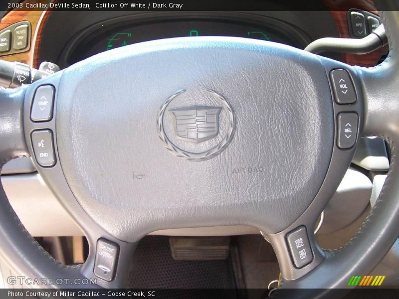 Cotillion Off White / Dark Gray 2003 Cadillac DeVille Sedan