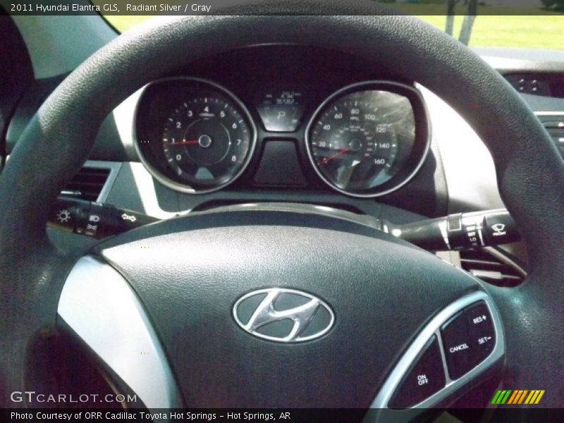 Radiant Silver / Gray 2011 Hyundai Elantra GLS
