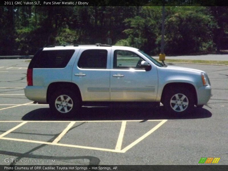 Pure Silver Metallic / Ebony 2011 GMC Yukon SLT