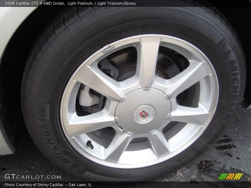 Light Platinum / Light Titanium/Ebony 2008 Cadillac CTS 4 AWD Sedan