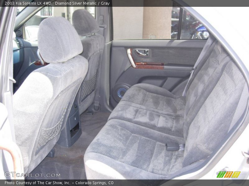 Diamond Silver Metallic / Gray 2003 Kia Sorento LX 4WD