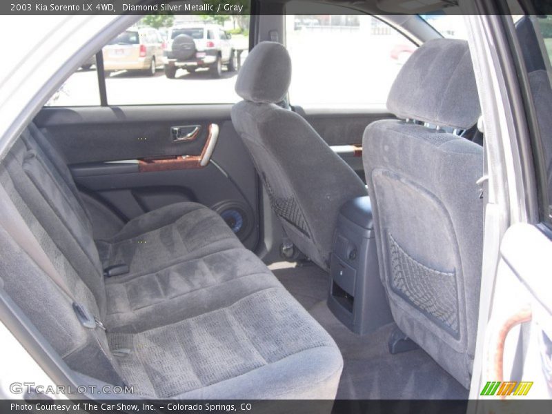 Diamond Silver Metallic / Gray 2003 Kia Sorento LX 4WD
