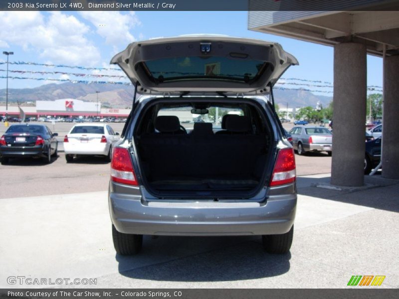 Diamond Silver Metallic / Gray 2003 Kia Sorento LX 4WD