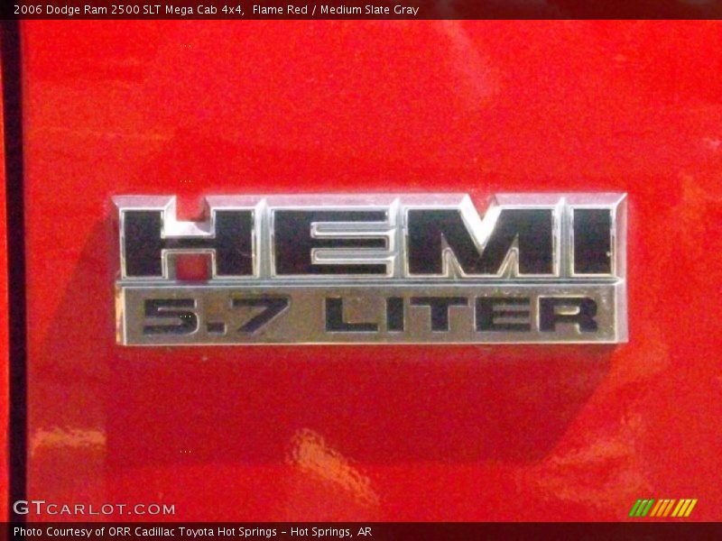 Flame Red / Medium Slate Gray 2006 Dodge Ram 2500 SLT Mega Cab 4x4