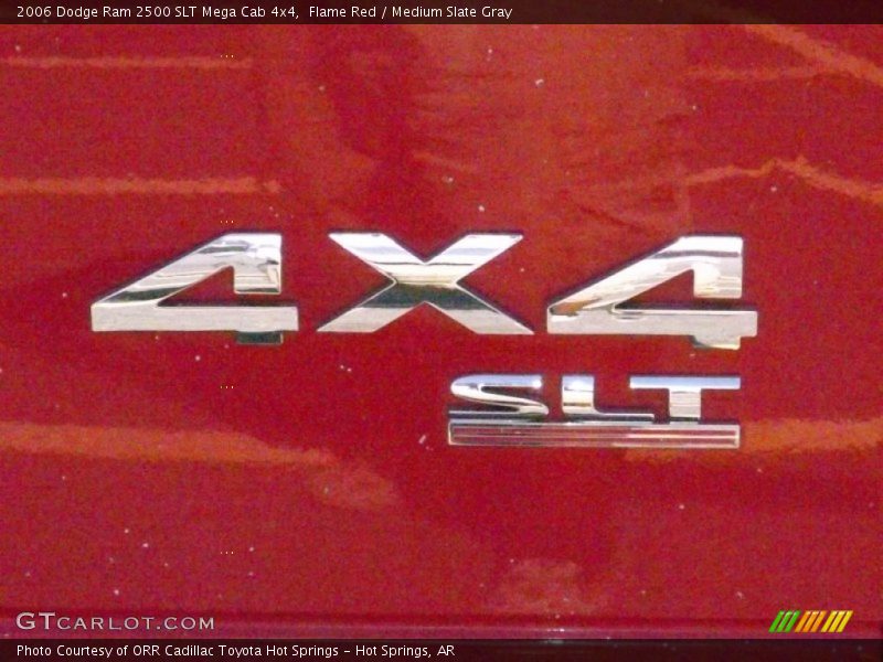 Flame Red / Medium Slate Gray 2006 Dodge Ram 2500 SLT Mega Cab 4x4