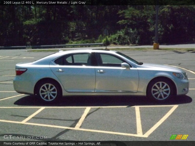 Mercury Silver Metallic / Light Gray 2008 Lexus LS 460 L