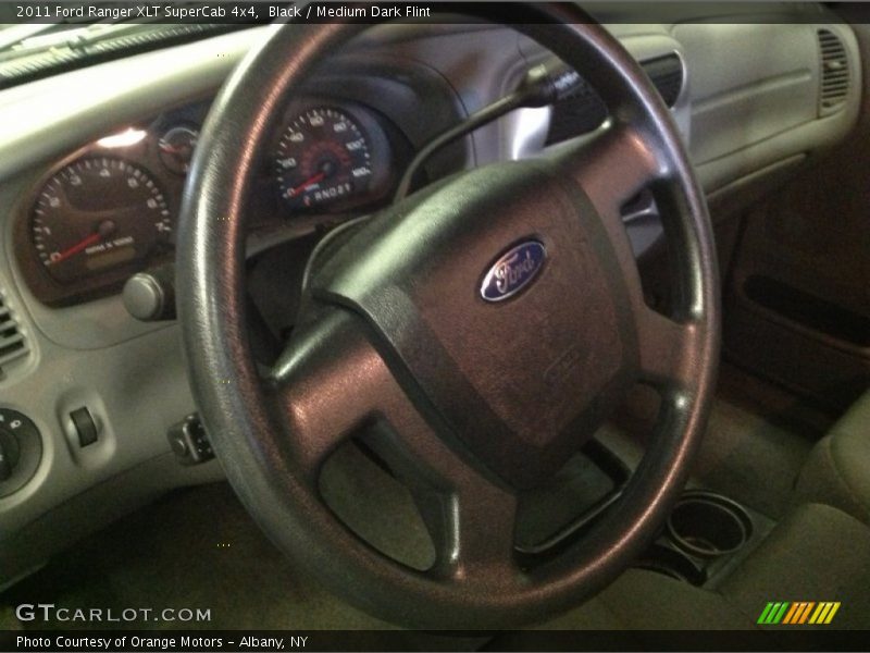 Black / Medium Dark Flint 2011 Ford Ranger XLT SuperCab 4x4