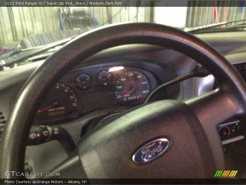 Black / Medium Dark Flint 2011 Ford Ranger XLT SuperCab 4x4