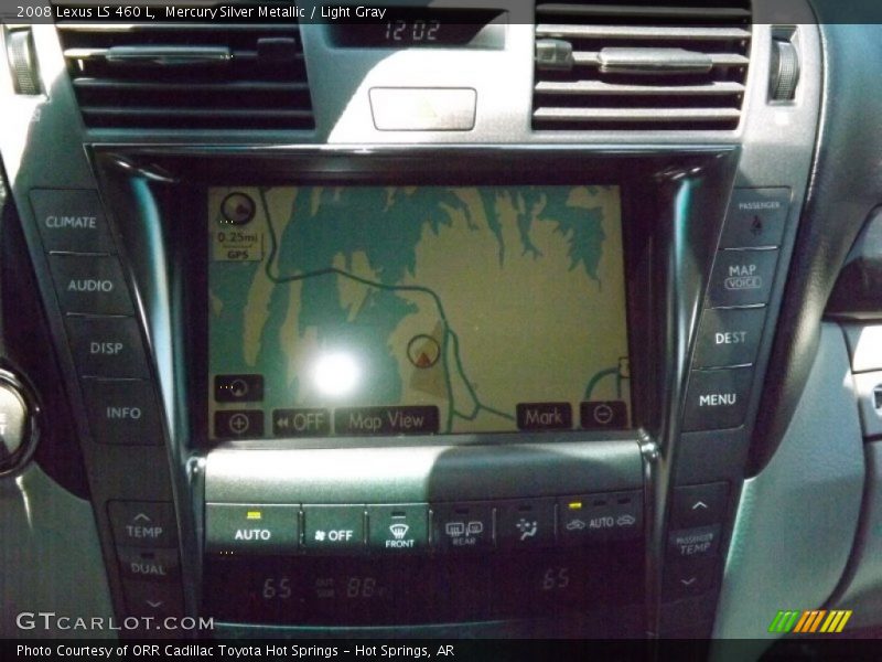 Mercury Silver Metallic / Light Gray 2008 Lexus LS 460 L