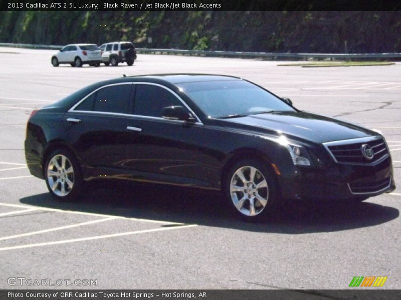 Black Raven / Jet Black/Jet Black Accents 2013 Cadillac ATS 2.5L Luxury