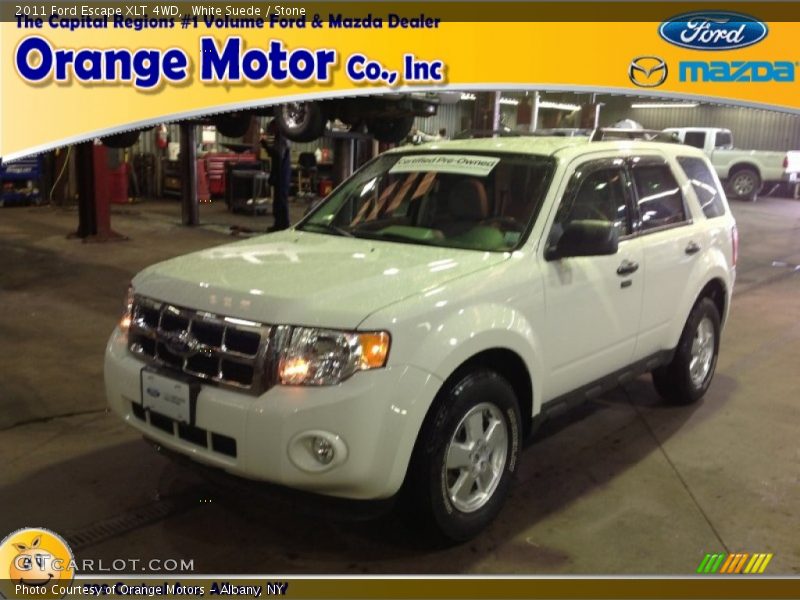 White Suede / Stone 2011 Ford Escape XLT 4WD