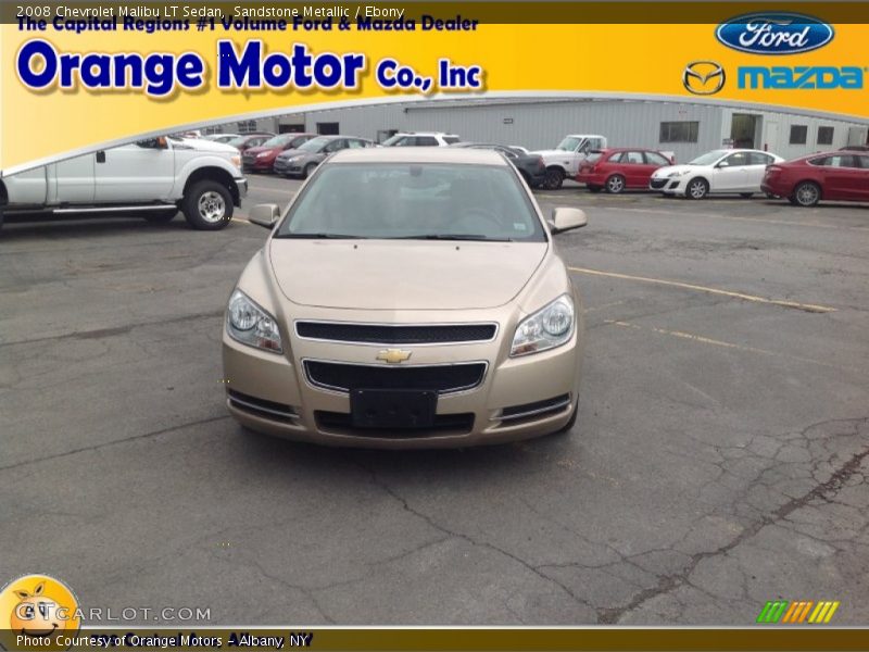 Sandstone Metallic / Ebony 2008 Chevrolet Malibu LT Sedan