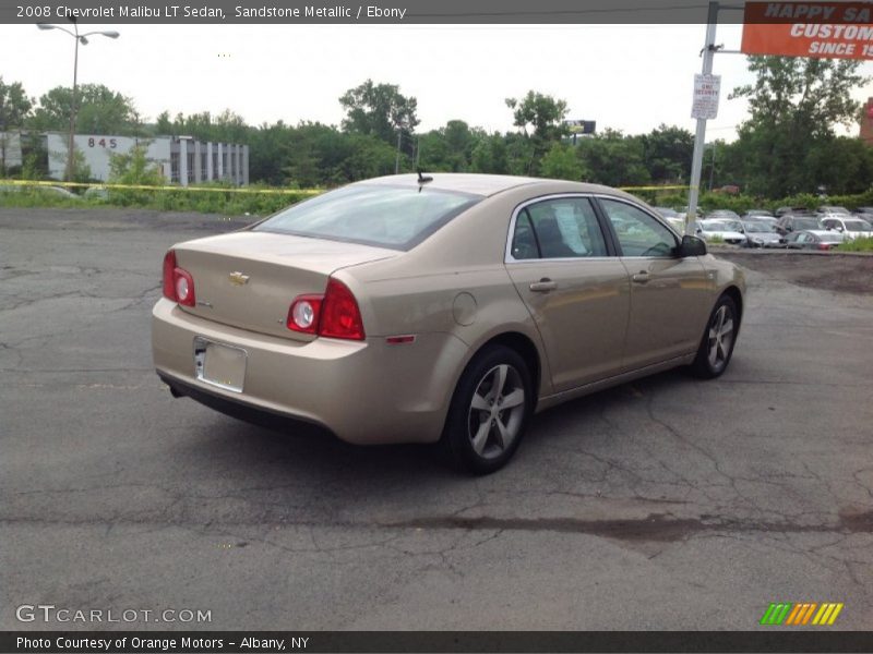 Sandstone Metallic / Ebony 2008 Chevrolet Malibu LT Sedan