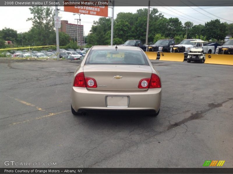 Sandstone Metallic / Ebony 2008 Chevrolet Malibu LT Sedan