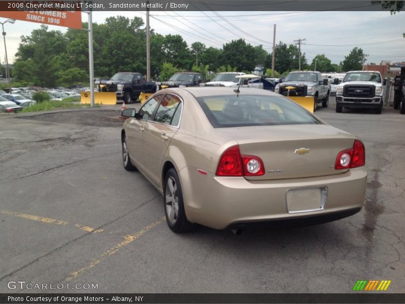 Sandstone Metallic / Ebony 2008 Chevrolet Malibu LT Sedan