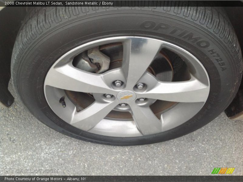 Sandstone Metallic / Ebony 2008 Chevrolet Malibu LT Sedan