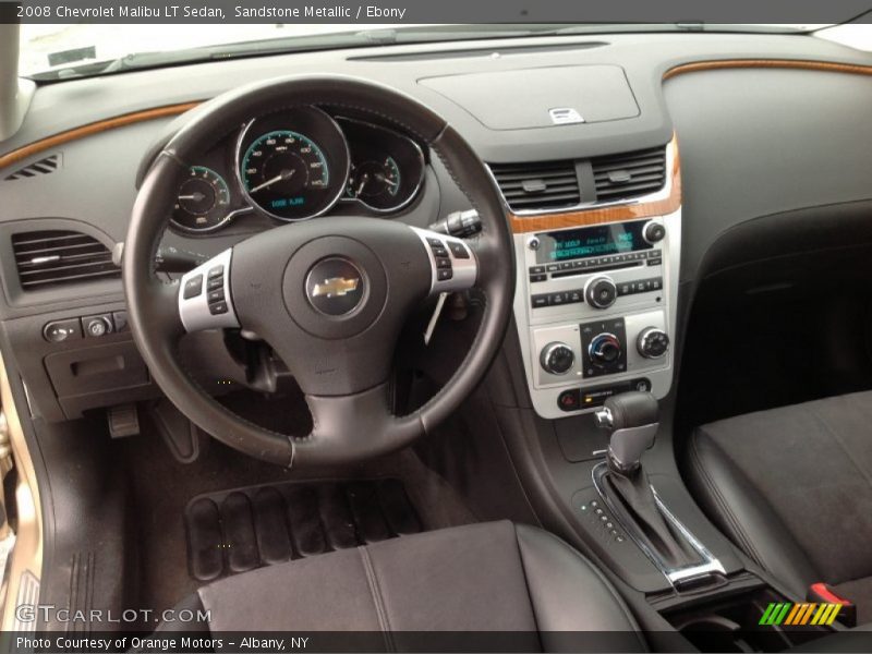 Sandstone Metallic / Ebony 2008 Chevrolet Malibu LT Sedan