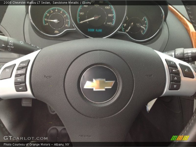 Sandstone Metallic / Ebony 2008 Chevrolet Malibu LT Sedan