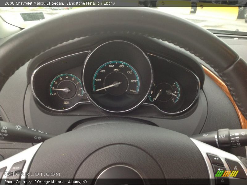 Sandstone Metallic / Ebony 2008 Chevrolet Malibu LT Sedan