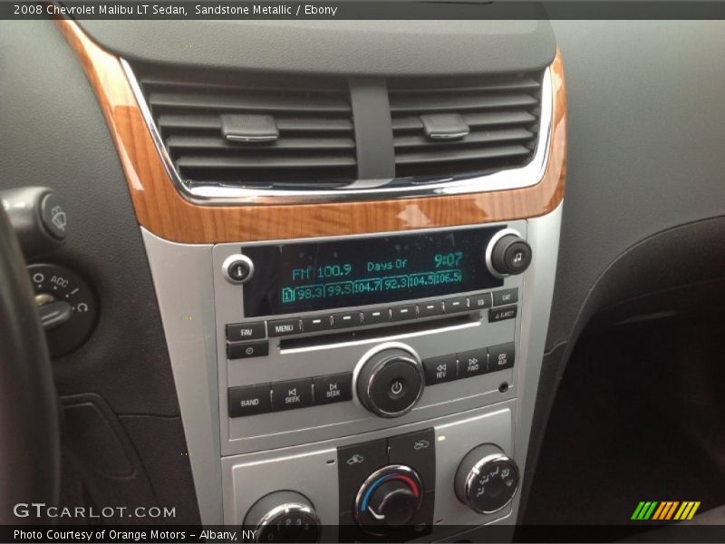 Sandstone Metallic / Ebony 2008 Chevrolet Malibu LT Sedan