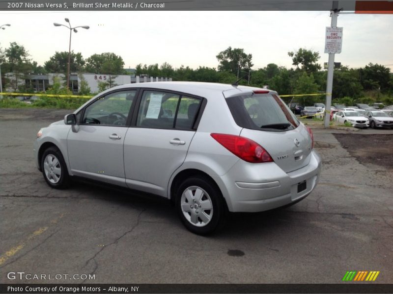 Brilliant Silver Metallic / Charcoal 2007 Nissan Versa S