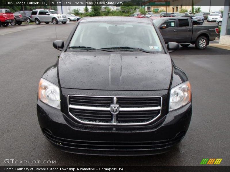 Brilliant Black Crystal Pearl / Dark Slate Gray 2009 Dodge Caliber SXT