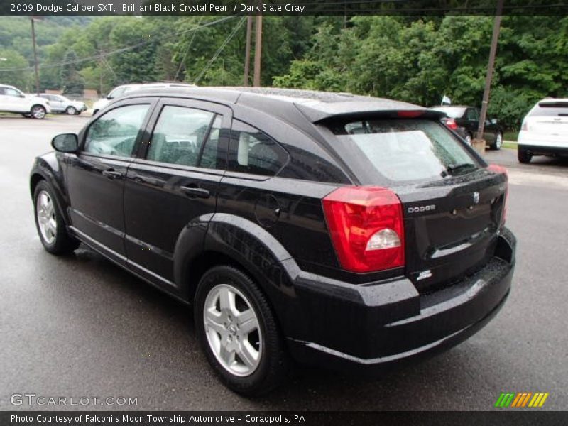 Brilliant Black Crystal Pearl / Dark Slate Gray 2009 Dodge Caliber SXT
