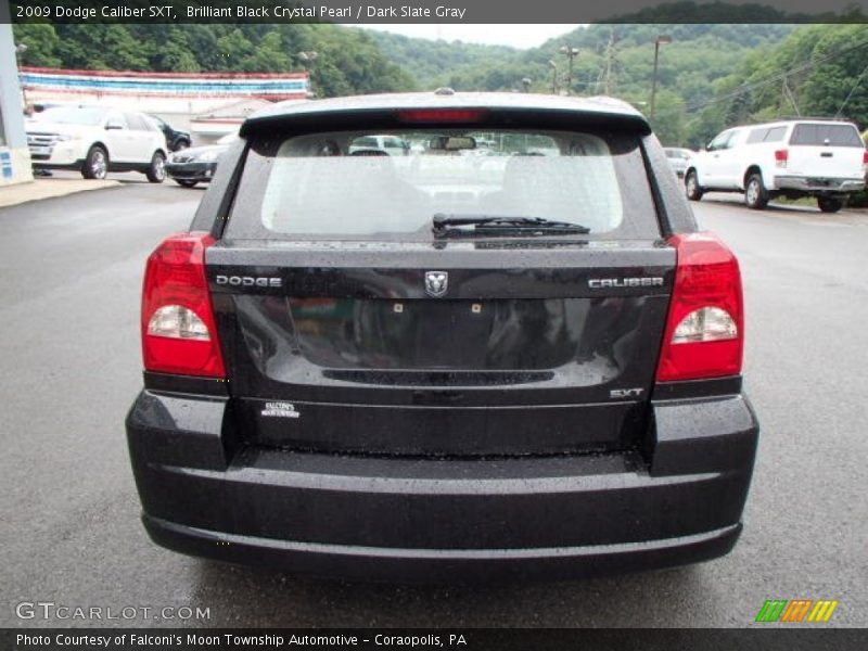 Brilliant Black Crystal Pearl / Dark Slate Gray 2009 Dodge Caliber SXT