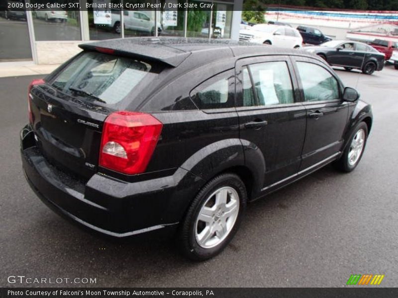Brilliant Black Crystal Pearl / Dark Slate Gray 2009 Dodge Caliber SXT