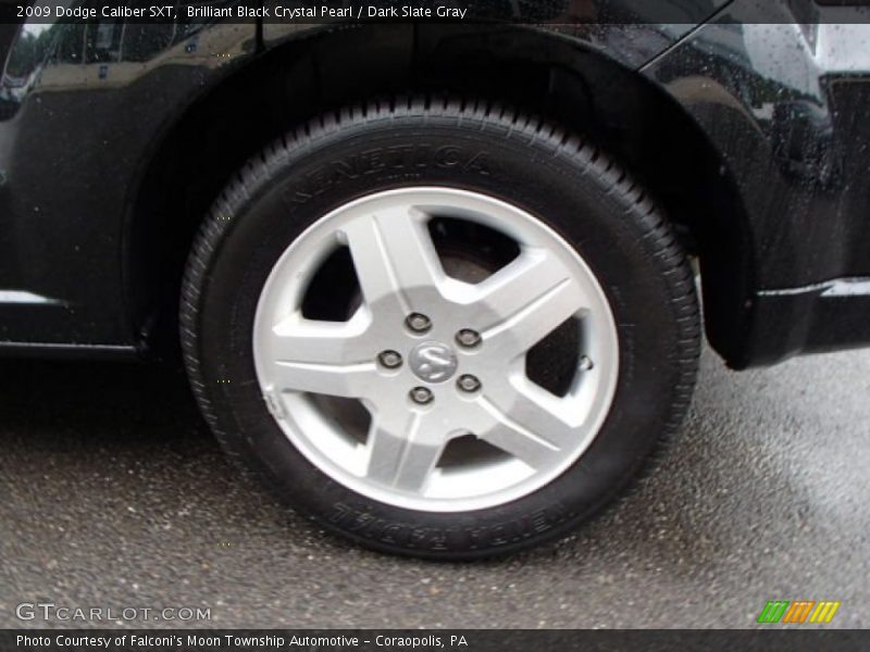 Brilliant Black Crystal Pearl / Dark Slate Gray 2009 Dodge Caliber SXT
